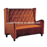 Tufted Back Restaurant Seat Booth Design