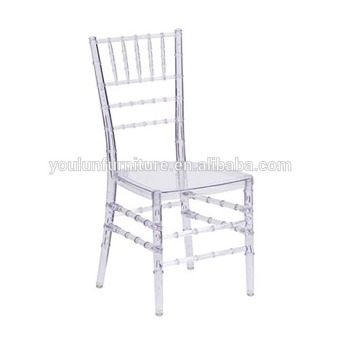 Company Crystal Clear Plastic Acrylic Transparent Chiavari Chair Wholesale