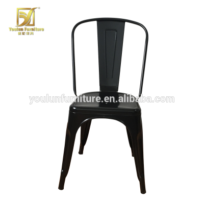 Black Wholesale Restaurant Industrial Metal Chair, Retro Chair Industrial