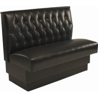 black color soft sofa restaurant booth seating used restaurant booths